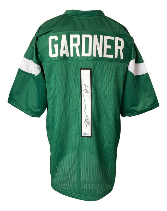 Ahmad Sauce Gardner New York Signed Green Football Jersey BAS - Sports Integrity