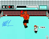 Mike Tyson Autographed 16x20 Photo Nintendo NES Punch-Out!! Beckett BAS Stock #197062