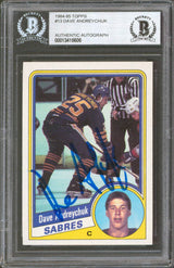 Sabres Dave Andretchuk Authentic Signed 1984 Topps #13 Card Autographed BAS Slab