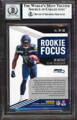 Seahawks D.K. Metcalf Signed 2019 Panini Unparalleled RF #8 RC Auto 10! BAS Slab