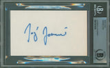 Penguins Jaromir Jagr Authentic Signed 3x5 Index Card Autographed BAS Slabbed 2