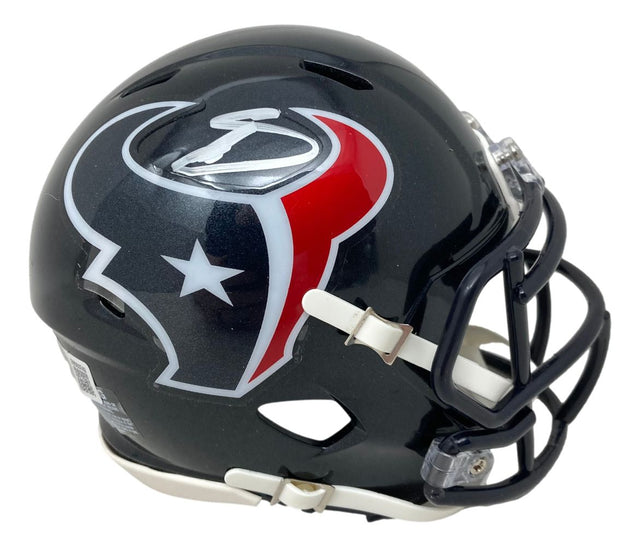 Stefon Diggs Signed Houston Texans Mini Speed Helmet BAS - Sports Integrity