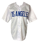 Steve Garvey Los Angeles Signed White Baseball Jersey Sports Integrity - Sports Integrity