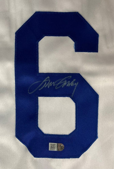 Steve Garvey Los Angeles Signed White Baseball Jersey Sports Integrity - Sports Integrity