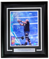 Stone Cold Steve Austin Signed Framed 11x14 WWE Wrestlemania 38 Photo BAS - Sports Integrity