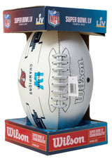 Tampa Bay Buccaneers Super Bowl LV Commemorative Logo Wilson Football - Sports Integrity