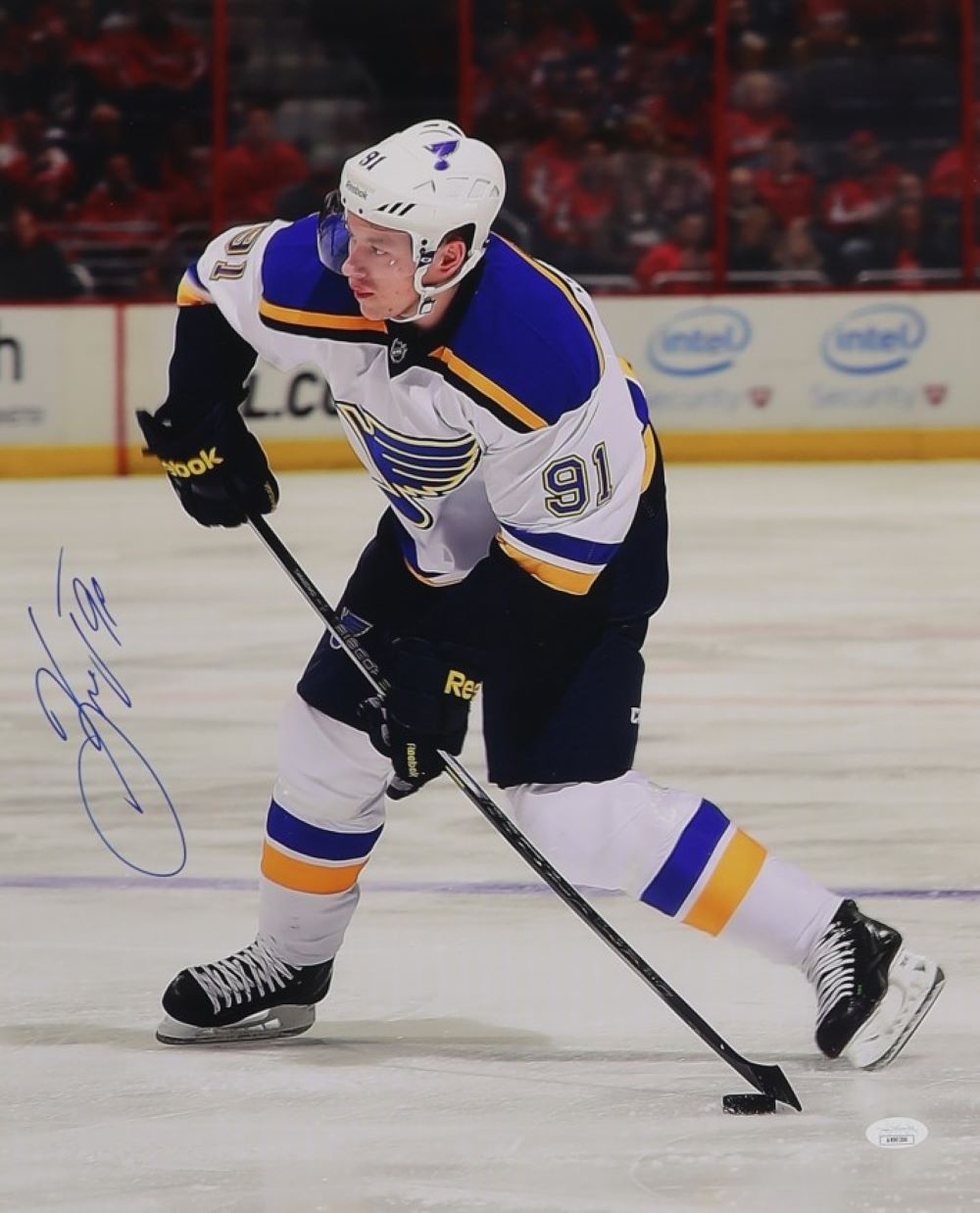 Vladimir Tarasenko Signed 16x20 St. Louis Blues Photo JSA - Sports Integrity