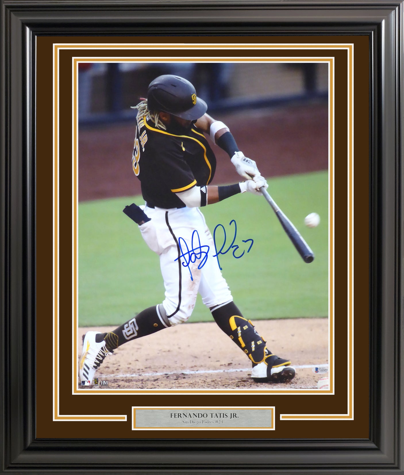 Fernando Tatis Jr. Autographed Framed 16x20 Photo San Diego Padres Beckett BAS Stock #197154