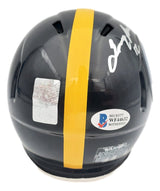 Terry Bradshaw Signed Pittsburgh Steelers Mini Speed Helmet BAS - Sports Integrity