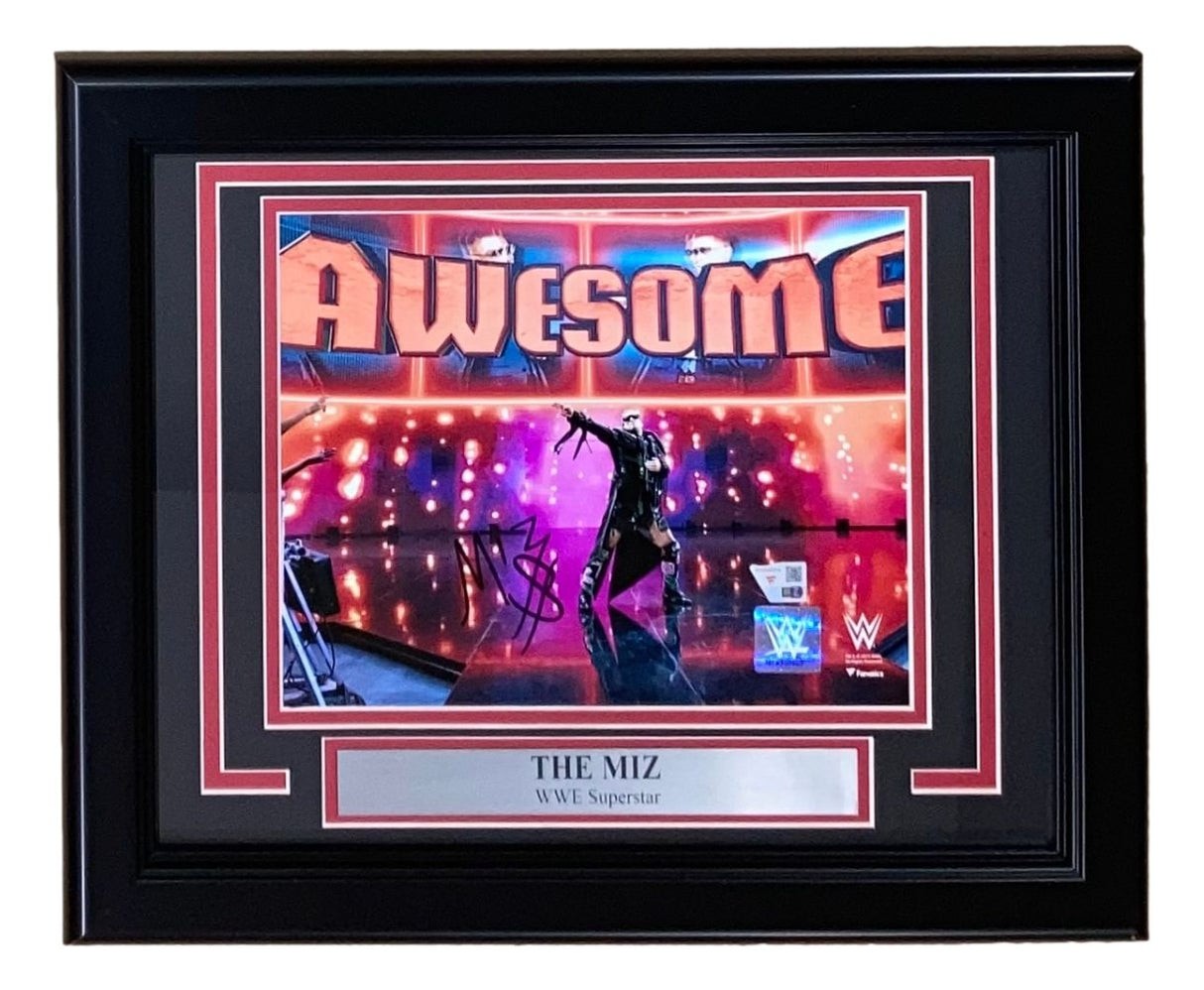 The Miz Signed Framed 8x10 WWE Photo Fanatics