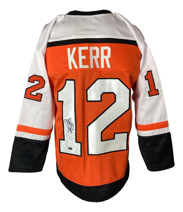 Tim Kerr Philadelphia Signed Orange Hockey Jersey Sports Integrity - Sports Integrity