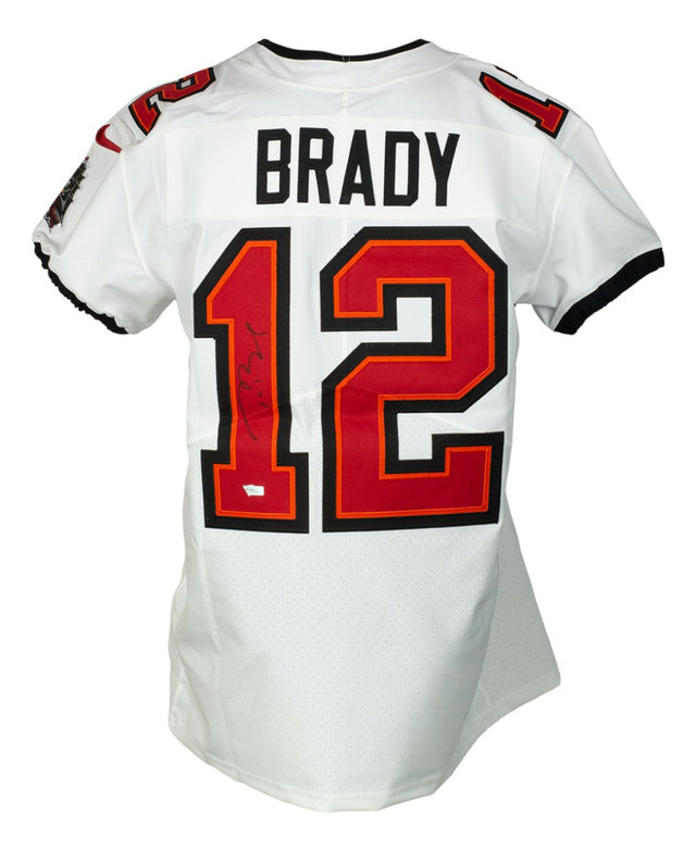 Tom Brady Signed Tampa Bay Buccaneers Nike Elite Football Jersey Fanatics 975 - Sports Integrity