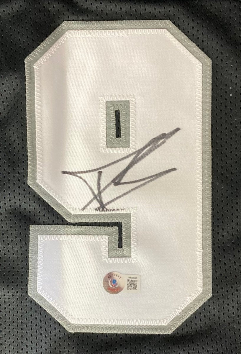 Tony Parker San Antonio Signed Black Basketball Jersey BAS ITP - Sports Integrity