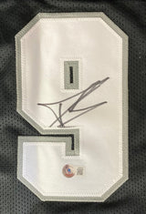 Tony Parker San Antonio Signed Black Basketball Jersey BAS ITP - Sports Integrity