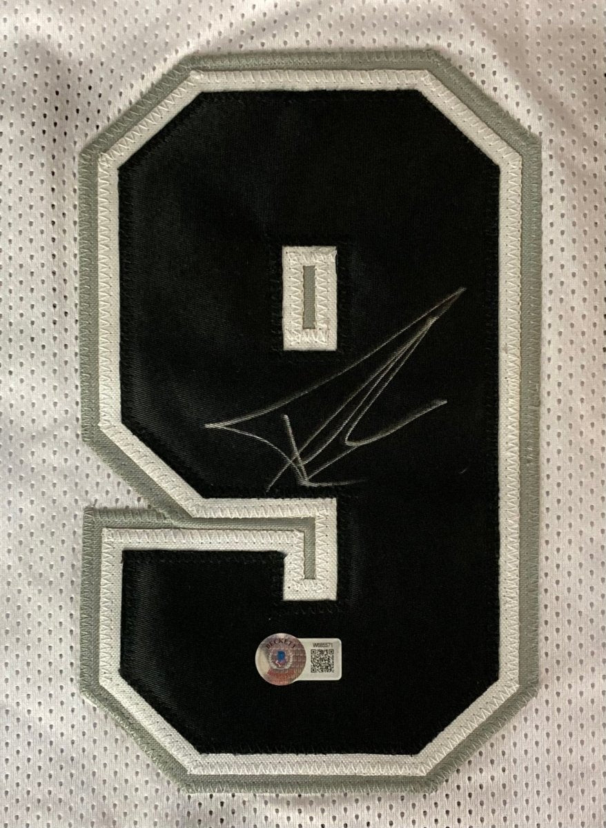 Tony Parker San Antonio Signed White Basketball Jersey BAS ITP - Sports Integrity