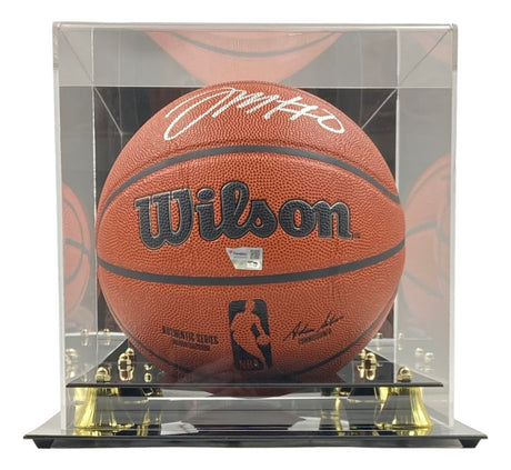 Tyrese Maxey Philadelphia 76ers Signed Wilson I/O Basketball Fanatics w/ Case - Sports Integrity