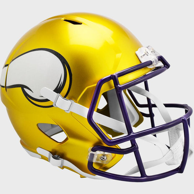 Minnesota Vikings Full Size Flash Replica Speed Helmet - Sports Integrity