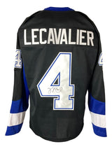 Vincent Lecavalier Tampa Bay Signed Black Hockey Jersey JSA ITP - Sports Integrity