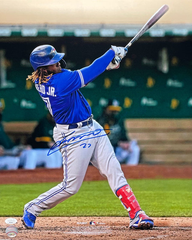 Vladimir Guerrero Jr. Signed 16x20 Toronto Blue Jays Batting Photo JSA - Sports Integrity