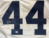 Tyler Warren Penn State Signed White Football Jersey JSA - Sports Integrity