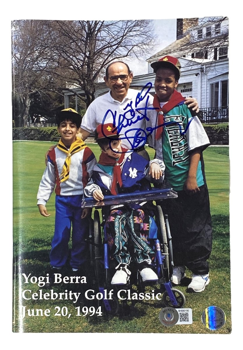 Yogi Berra Signed 1994 Celebrity Golf Classic Program BAS - Sports Integrity