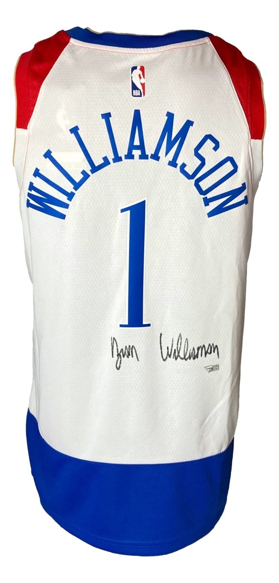 Zion Williamson Signed Pelicans Nike Swingman Basketball Jersey Fanatics - Sports Integrity