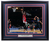 Zion Williamson Signed Framed 16x20 Pelicans Basketball Dunk Photo Fanatics - Sports Integrity