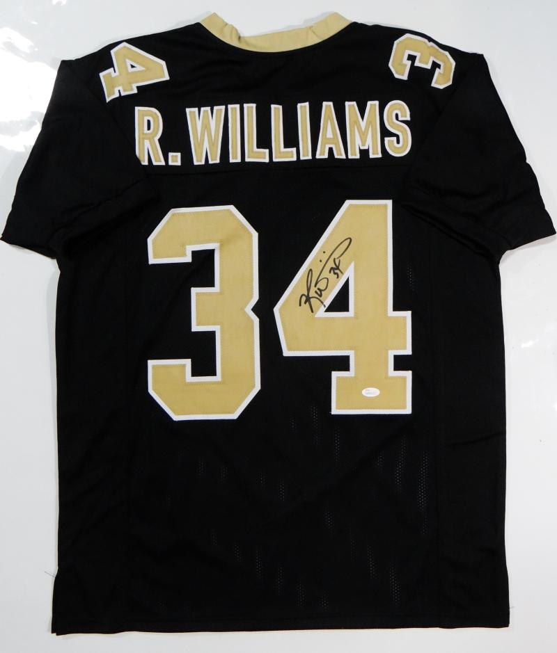 Ricky Williams Signed New Orleans Saints Speed Flash NFL Mini