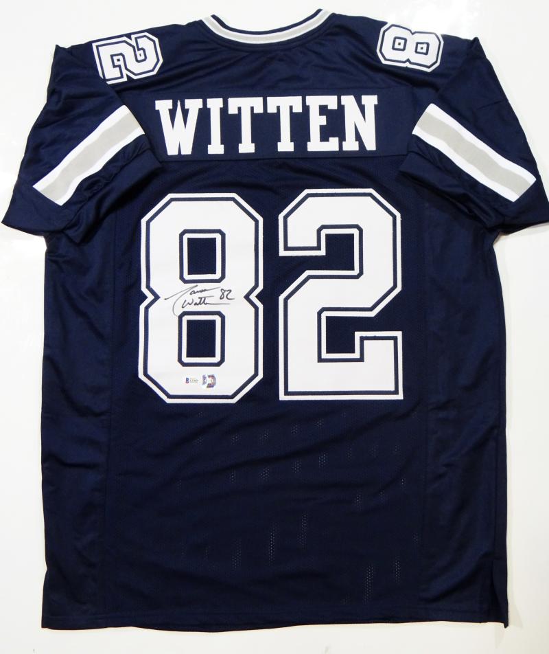 Jason Witten Autographed and Framed White Cowboys Jersey