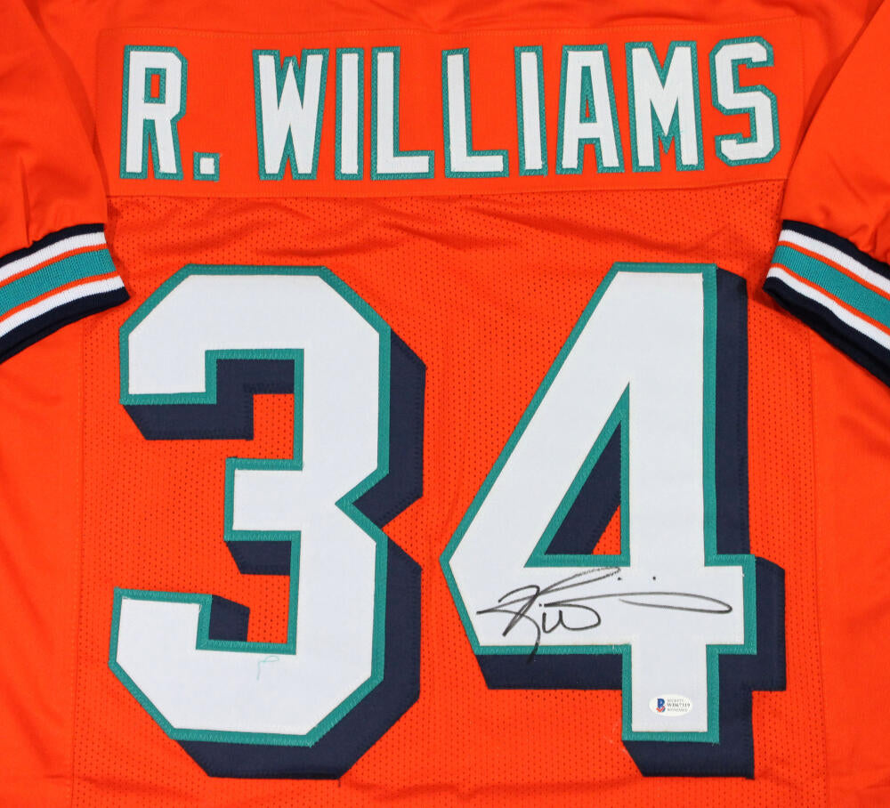 : Ricky Williams Autographed NO Saints F/S SpeedFlex