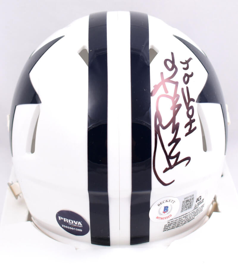 Dak Prescott Signed Cowboys Speed Mini Helmet (Beckett)