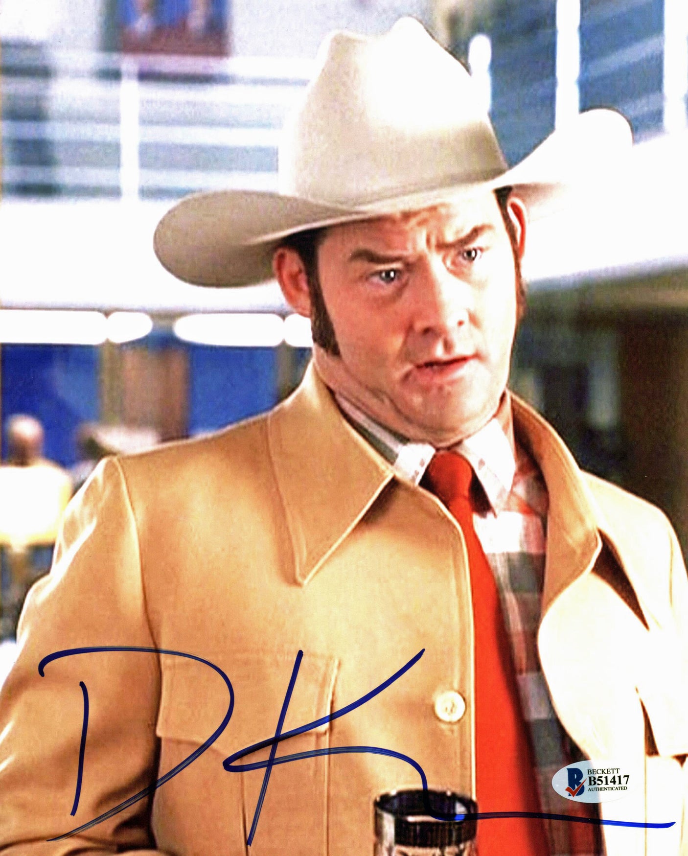 David Koechner Anchorman Authentic Signed 8X10 Photo Autographed BAS #B51417