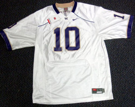 Washington Huskies Jake Locker Autographed White Nike Jersey Size XL PSA/DNA RookieGraph Stock #16374 - PristineMarketplace