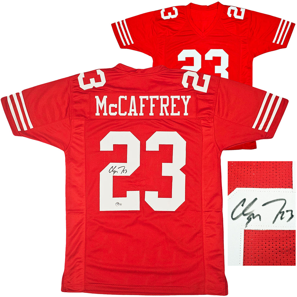 Christian McCaffrey 49ers Salute To Service Jersey - All Stitched