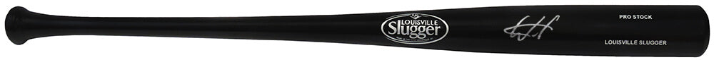 Wander Franco Signed Louisville Slugger Pro Stock Black Baseball Bat