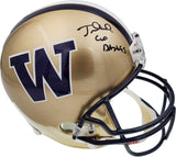 Jake Locker Autographed Washington Huskies Full Size Helmet "Go Dawgs" PSA/DNA RookieGraph Stock #16429 - PristineMarketplace