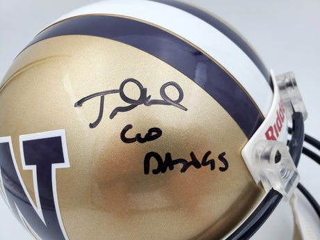 Jake Locker Autographed Washington Huskies Full Size Helmet "Go Dawgs" PSA/DNA RookieGraph Stock #16429 - PristineMarketplace