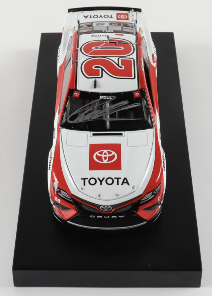 Christopher Bell Signed 2021 NASCAR #20 Toyota Camry - 1:24 Premium Action Diecast Car - PristineMarketplace