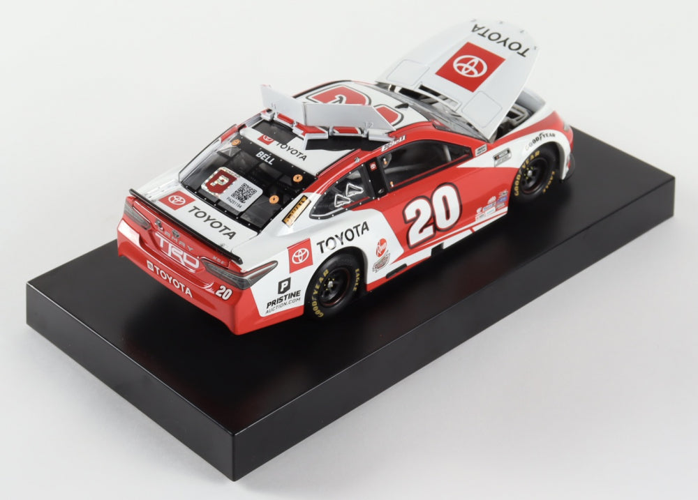 Christopher Bell Signed 2021 NASCAR #20 Toyota Camry - 1:24 Premium Action Diecast Car - PristineMarketplace