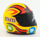 Kyle Busch Signed NASCAR #18 M&M Mini Helmet - PristineMarketplace